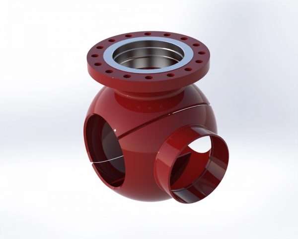 Spherical 3-Way Tee