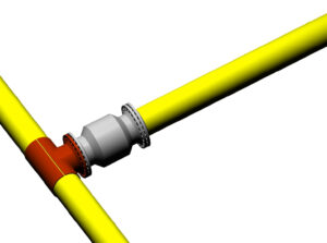Tam Semerli Fitting ile Yatay Hot-tap İşlemi